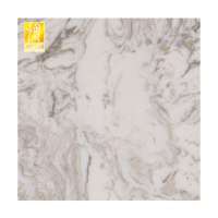 Special veins polished engineered marble slabs for wall and flooring