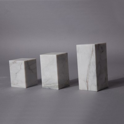 wholesale custom marble crafts stone decorative marble bookends