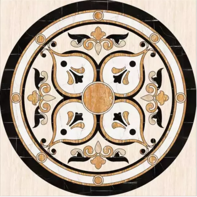 Luxury Palace Design Water Jet Medallion Marble Flooring Tiles Design